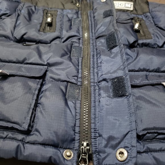 CCM Puffer Jacket Hockey Winter Snow Insulated Blue Colour Zip Up 18 Month Size - Picture 5 of 13